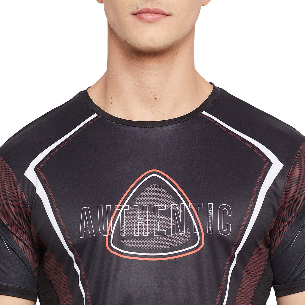 Duke Urban Men Half Sleeve Sports T-shirt (GD1168)