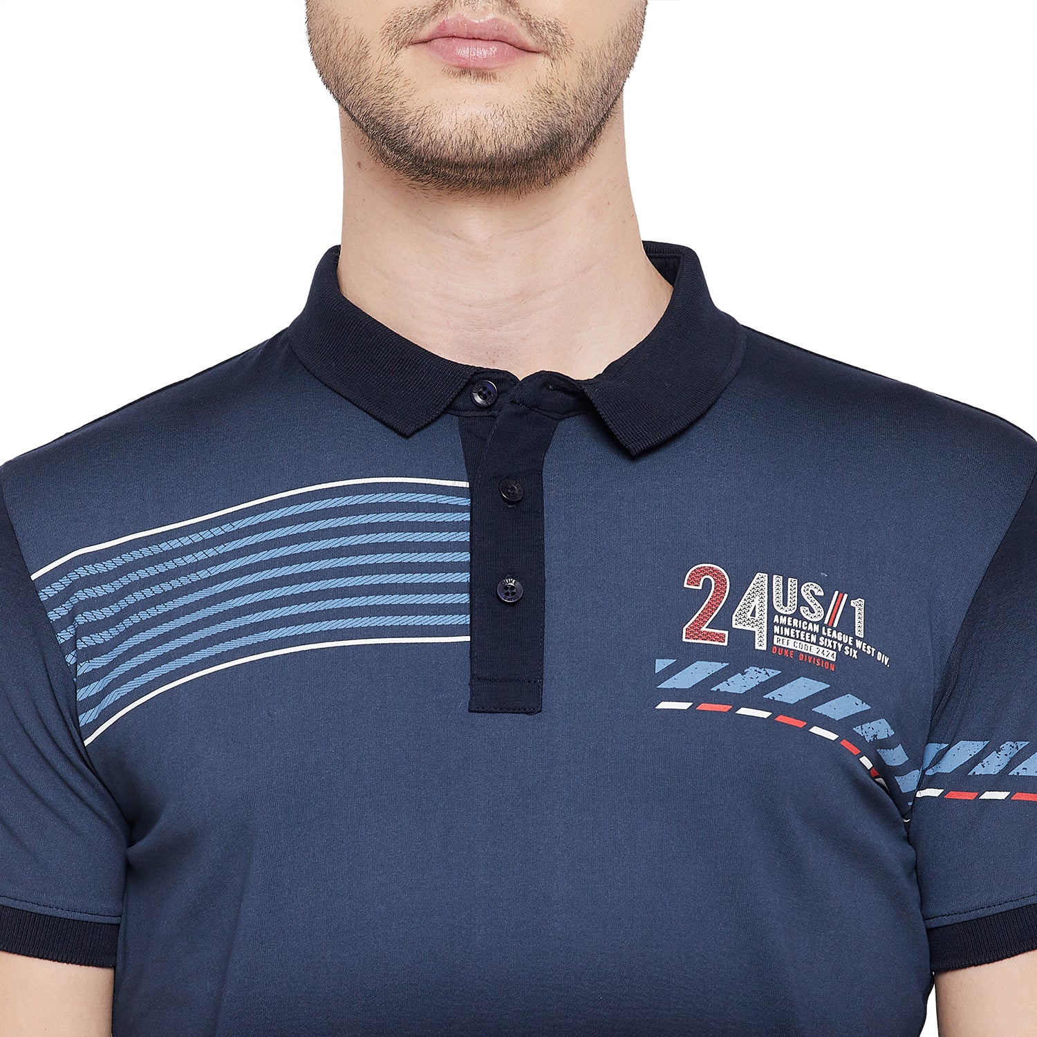 Duke Urban Men Half Sleeve Cotton T-shirt (LQ3758)
