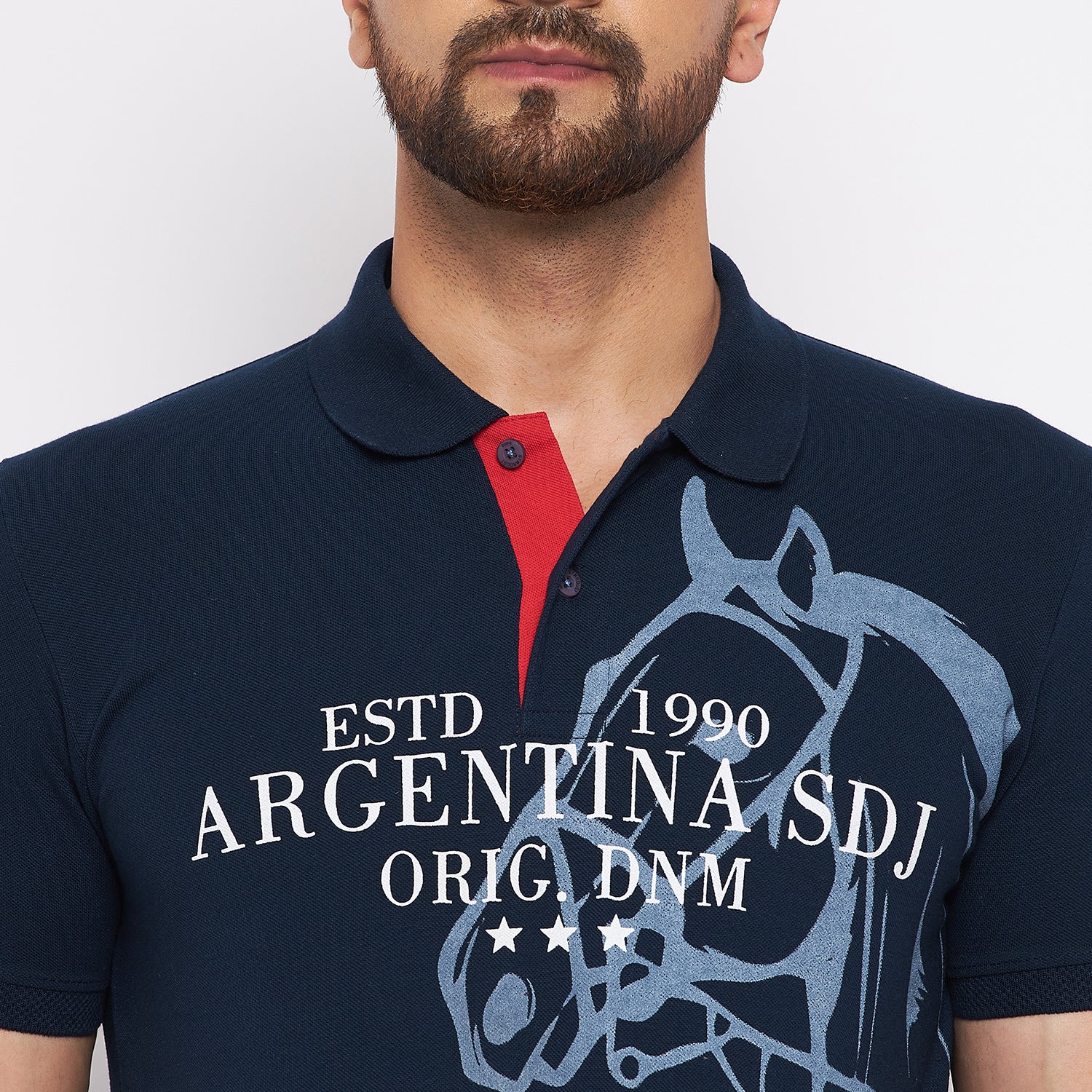 Duke Stardust Men Half Sleeve Cotton T-shirt (LF4829)