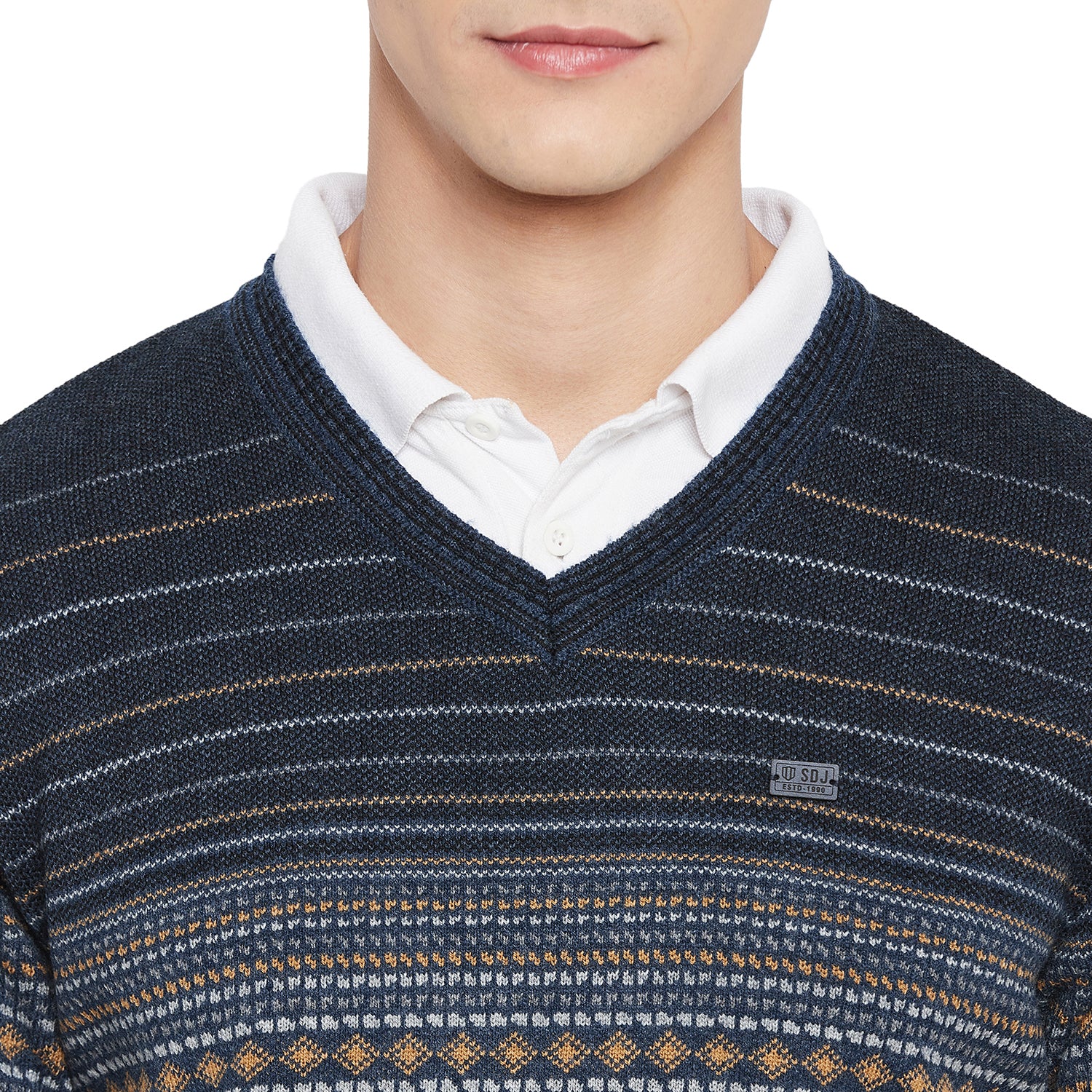 Duke Urban Men Full Sleeve V Neck Sweater (SDS2050)