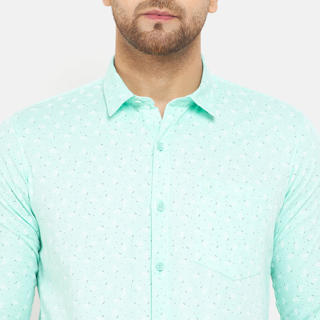 Duke Urban Men Full Sleeve Cotton Shirt (SDO7PRTG)