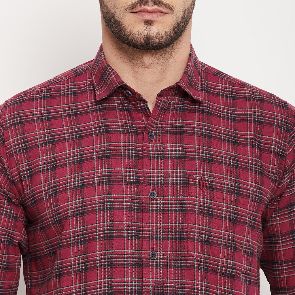 Duke Stardust Men Full Sleeve Cotton Shirt (SDO8CKO)