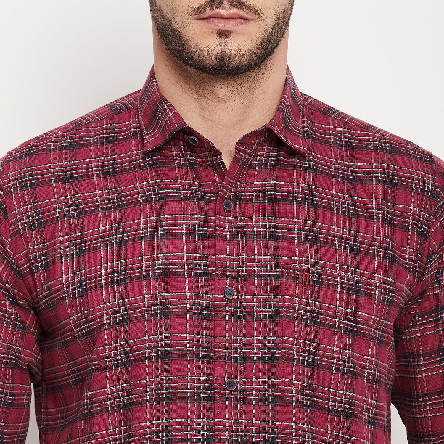 Duke Stardust Men Full Sleeve Cotton Shirt (SDO8CKO)