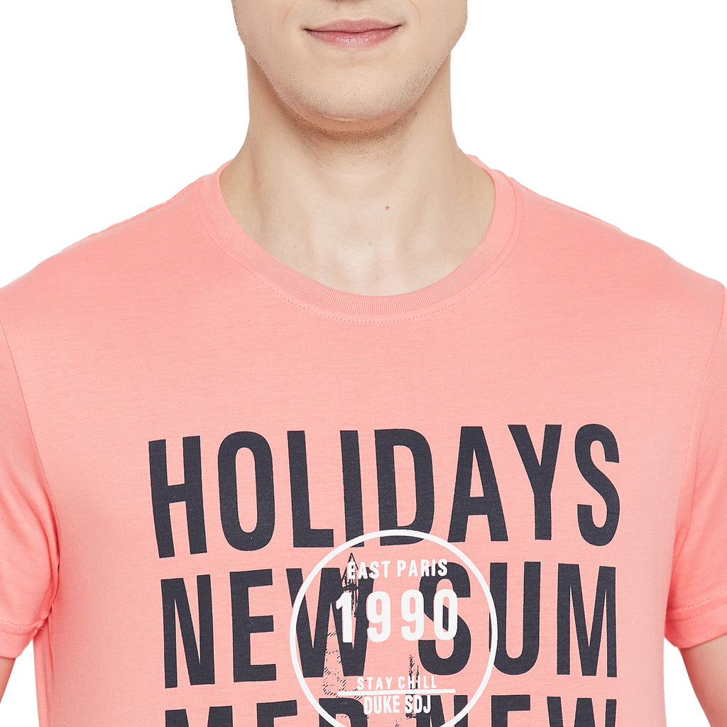 Duke Stardust Men Half Sleeve Cotton T-shirt (LF5287)