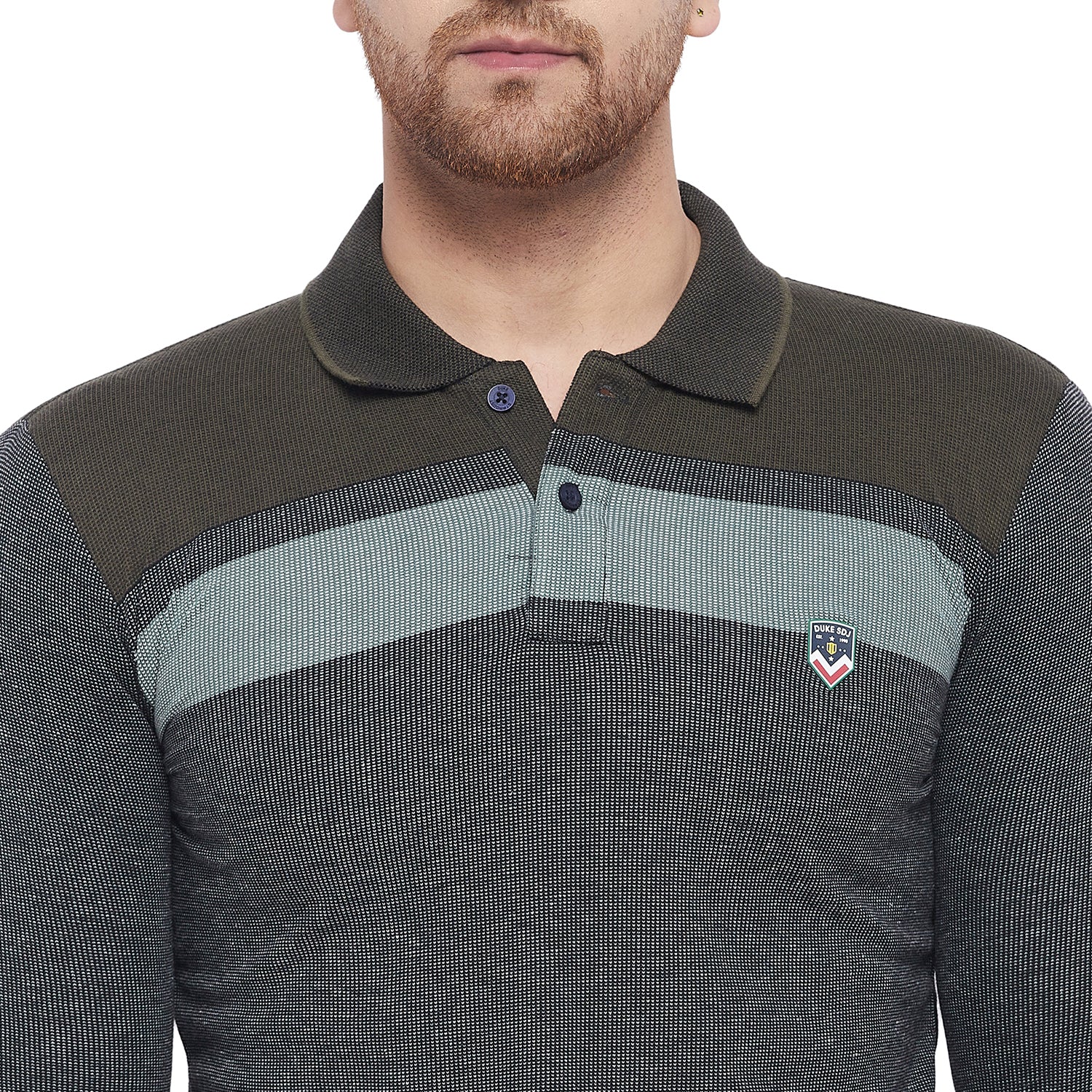 Duke Stardust Men Full Sleeve Cotton T-Shirt (LF3925)