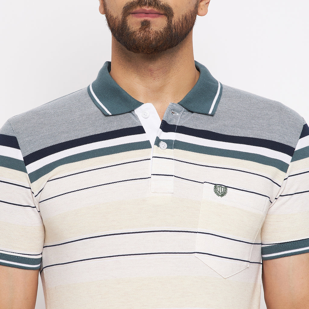 Duke Stardust Men Half Sleeve Cotton T-shirt (LF5381)