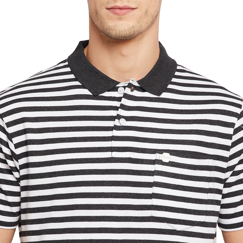 Duke Stardust Men Half Sleeve Cotton T-shirt (MTLF346)