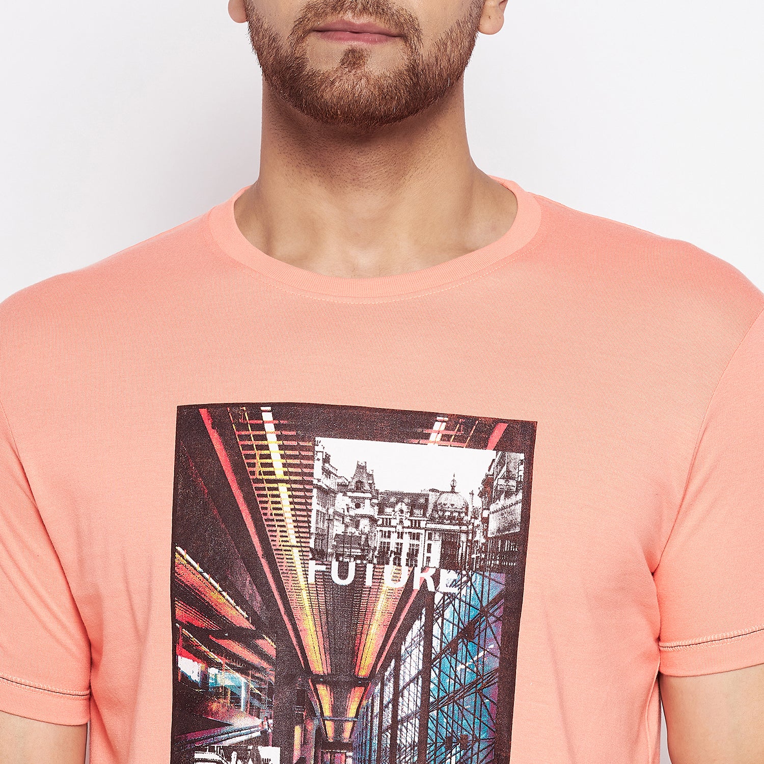 Duke Urban Men Half Sleeve Cotton T-shirt (LF5815)