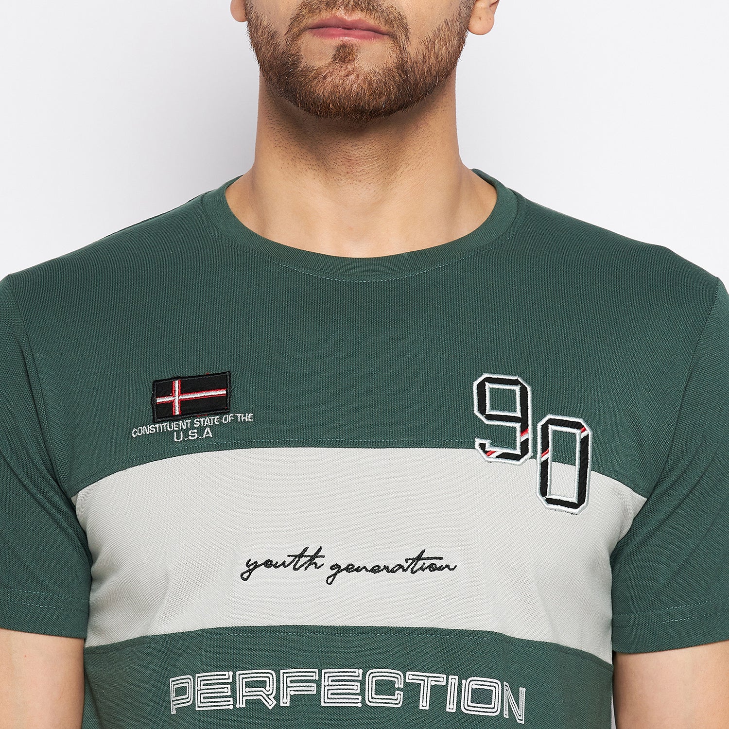 Duke Urban Men Half Sleeve Cotton T-shirt (LF5767)