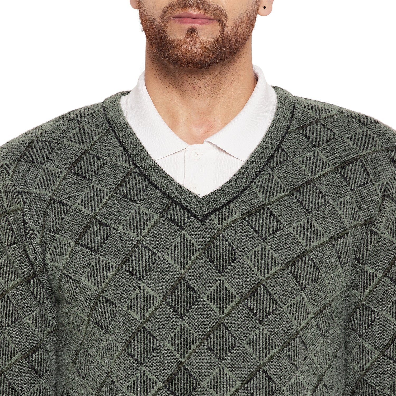Duke Urban Men Full Sleeve V-Neck Sweater (SDS2052)