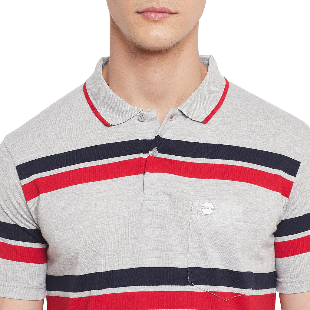Duke Stardust Men Half Sleeve Cotton T-shirt (MTLF357)