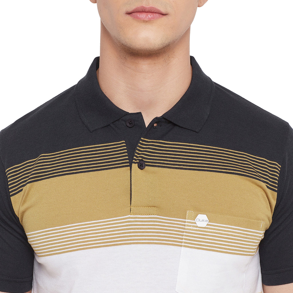 Duke Stardust Men Half Sleeve Cotton T-shirt (MTLF361)