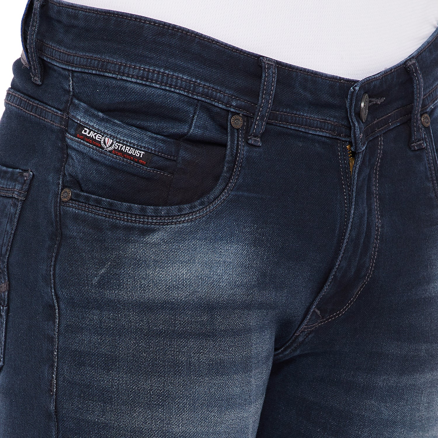 Duke Stardust Men Slim Fit Stretchable Jeans (SDD5239)