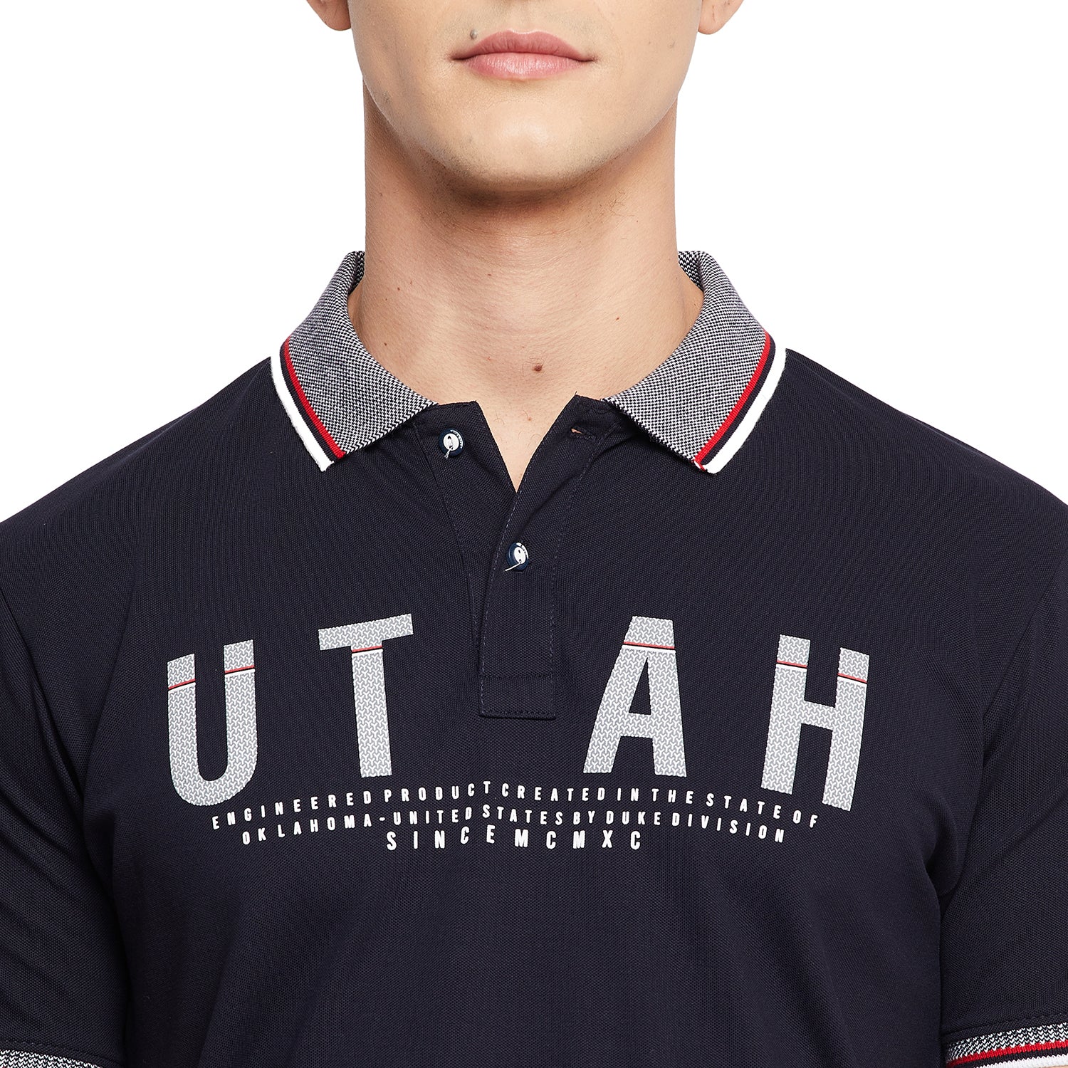 Duke Stardust Men Half Sleeve Cotton T-shirt (LF5189)
