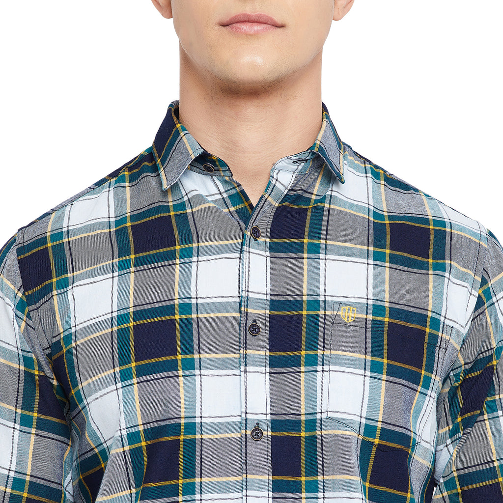 Duke Urban Men Full Sleeve  Cotton Shirt (SDO5CKI)
