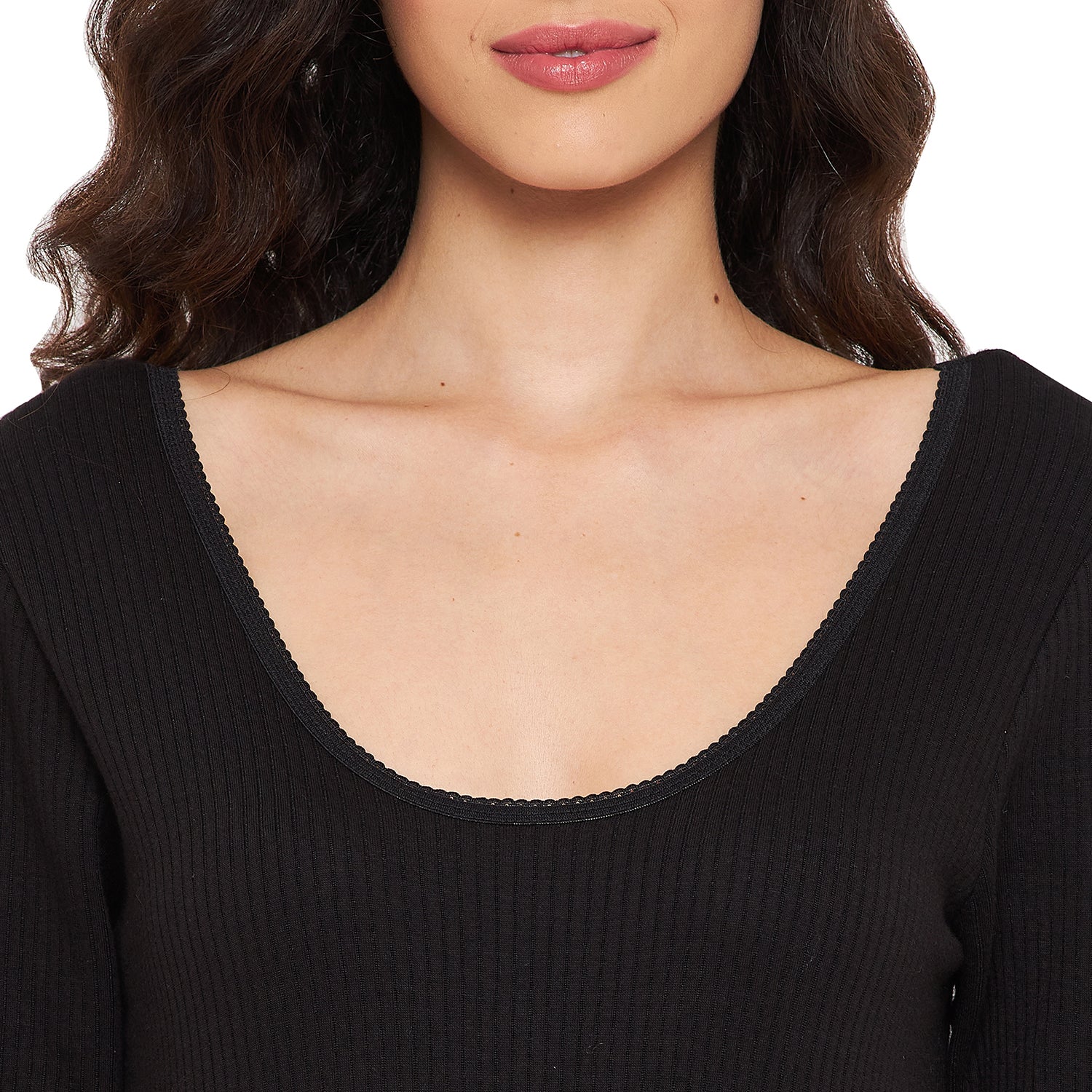 Duke Stardust Women Scoop Neck Thermal (D11BK)