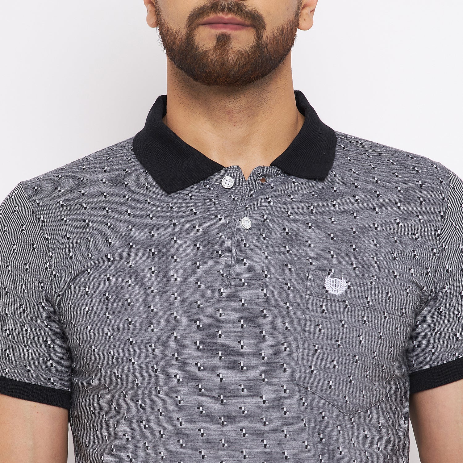 Duke Stardust Men Half Sleeve Cotton T-shirt (LF5378)