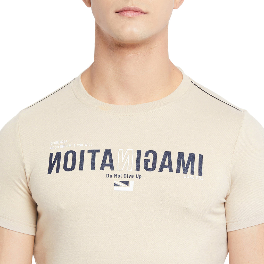 Duke Stardust Men Half Sleeve Cotton T-shirt (LF5407A)