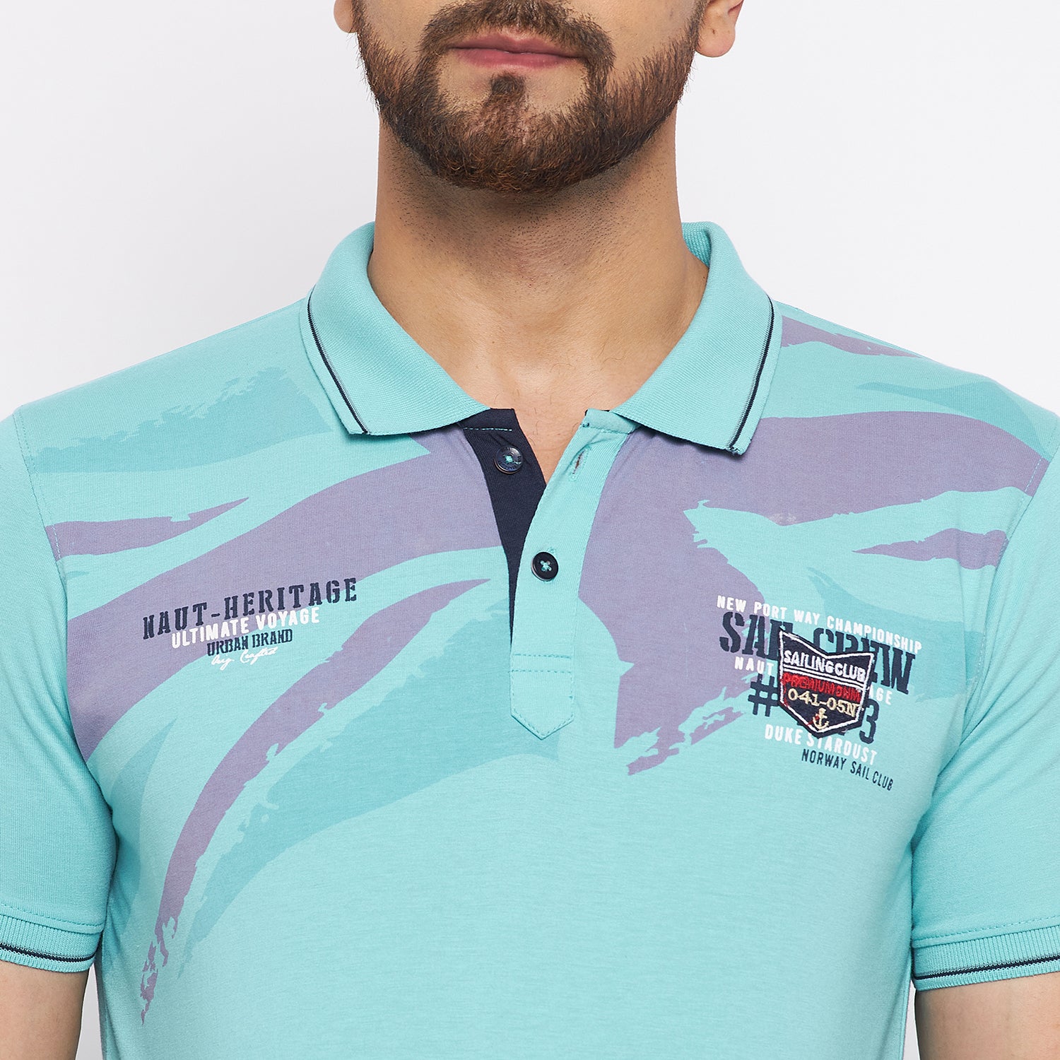 Duke Stardust Men Half Sleeve Cotton T-shirt (LF4780)