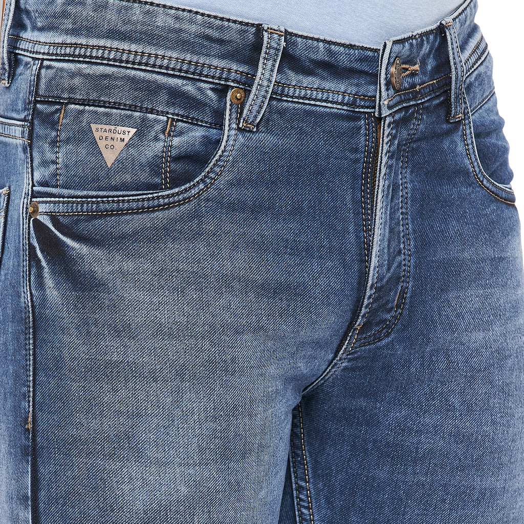 Duke Stardust Men Slim Fit Stretchable Jeans (SDD5335)