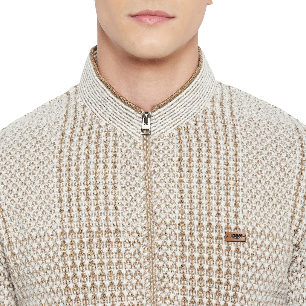 Duke Stardust Men Full Sleeve Zipper Sweater (SDS2090)