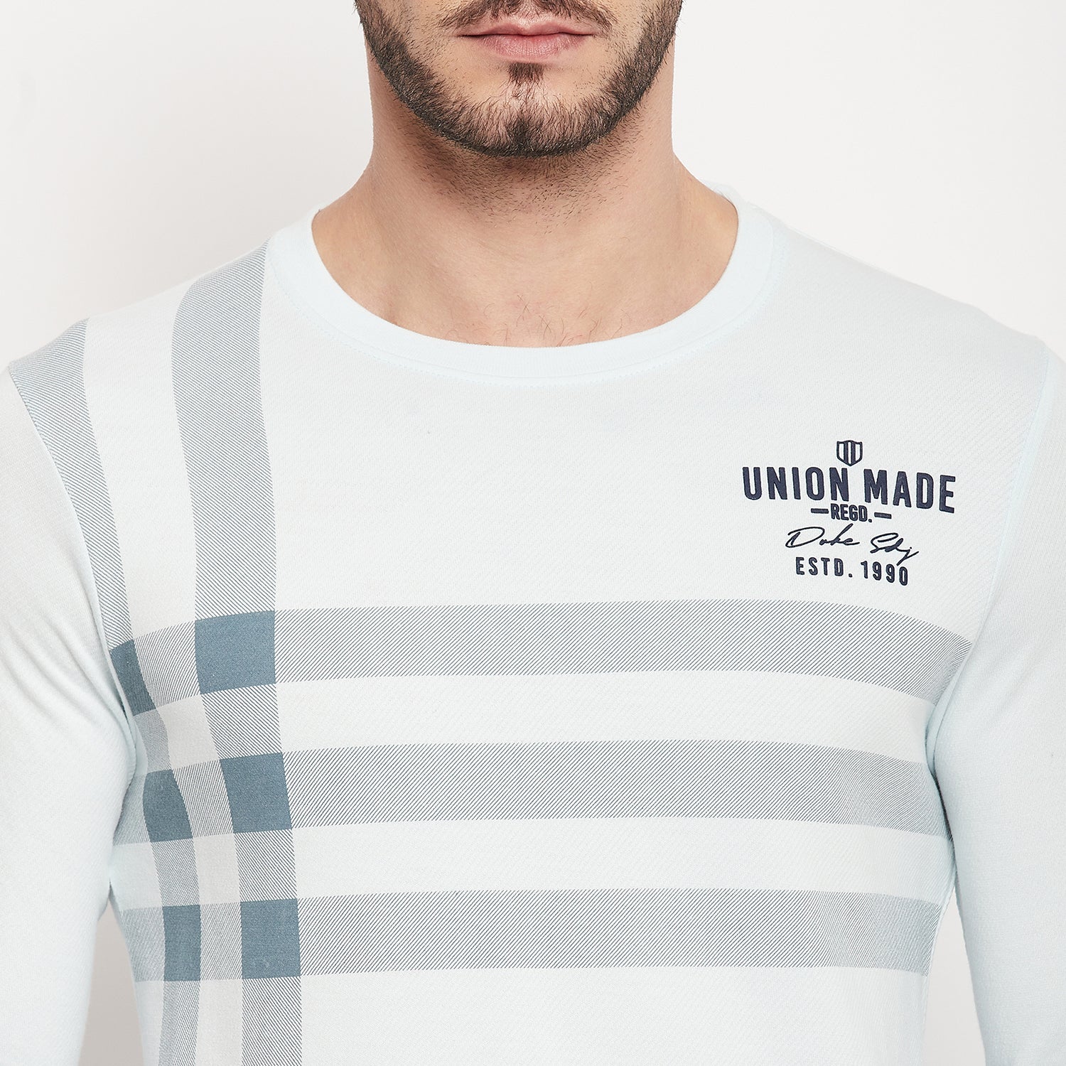 Duke Stardust Men Full Sleeve Cotton T-shirt (LF3976)