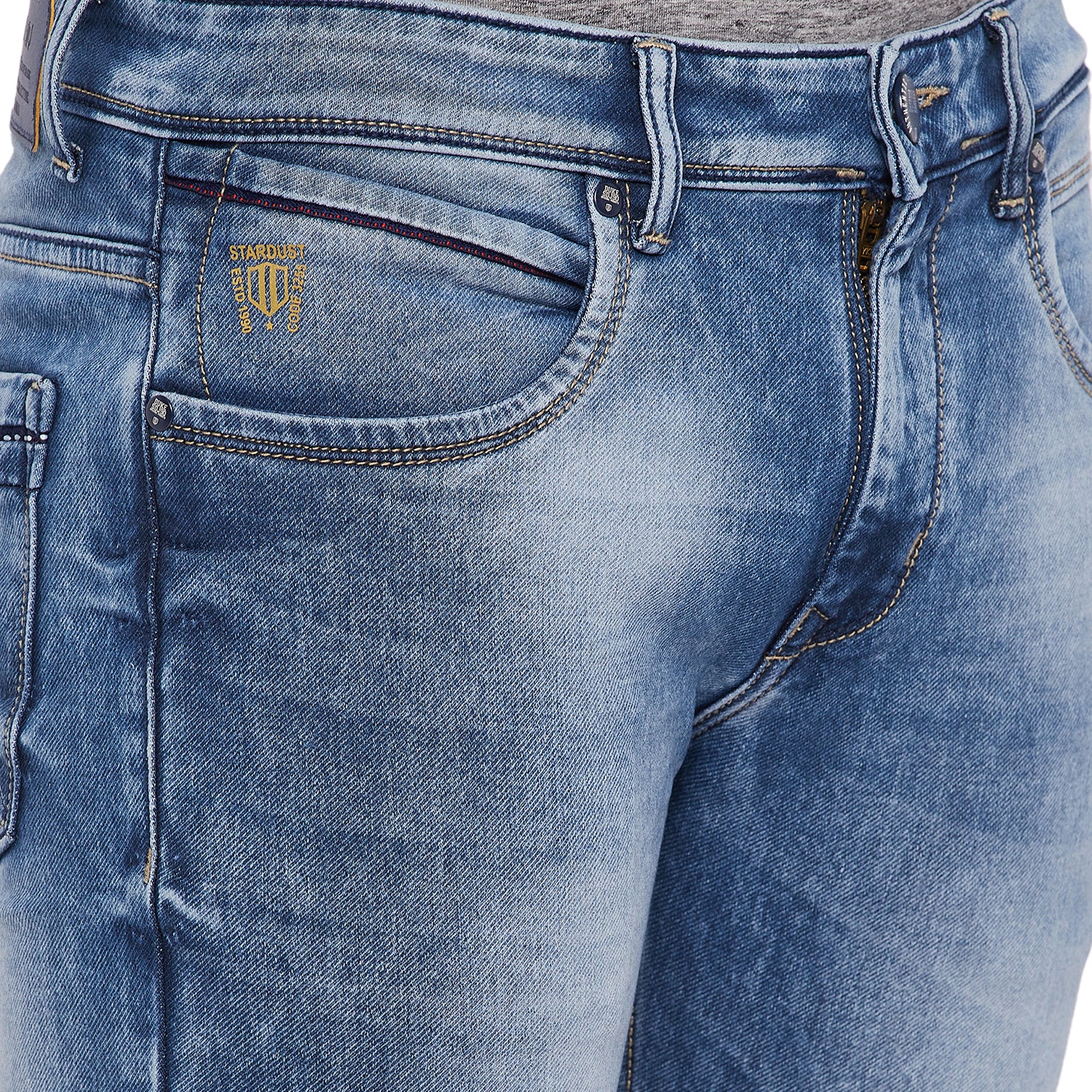 Duke Stardust Men Slim Fit Stretchable Jeans (SDD5271)