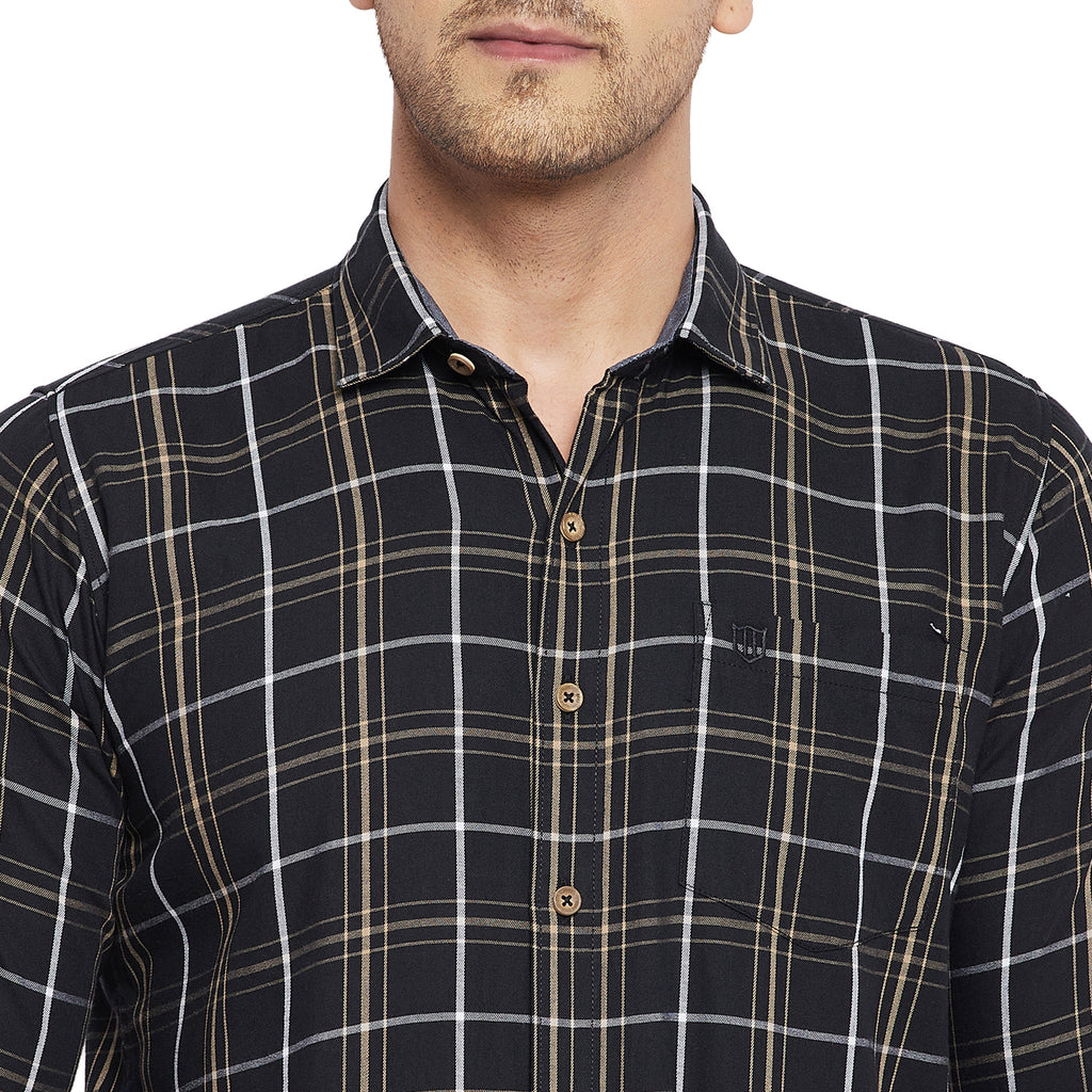 Duke Stardust Men Full Sleeve Cotton Shirt (SDO8CKTS)