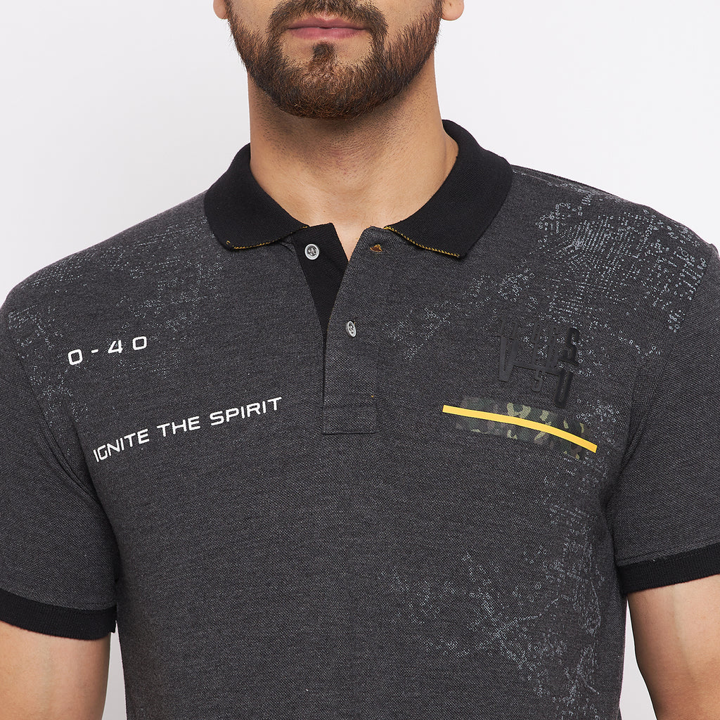 Duke Stardust Men Half Sleeve Cotton T-shirt (LF4969)