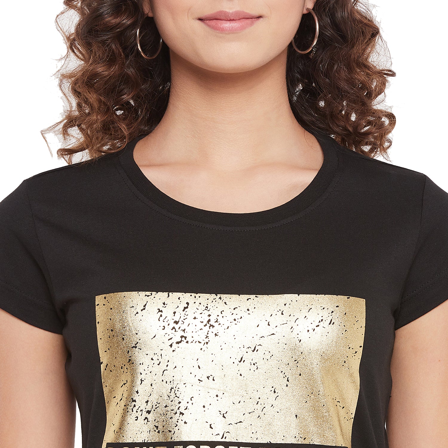 Duke Stardust Round Neck Lady Top (LFX121)