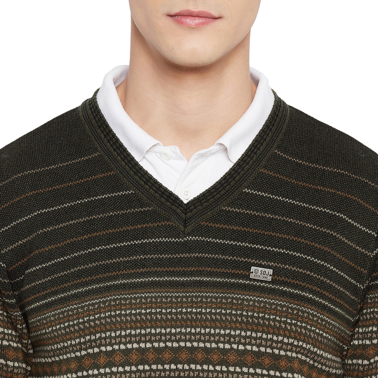 Duke Urban Men Full Sleeve V Neck Sweater (SDS2050)