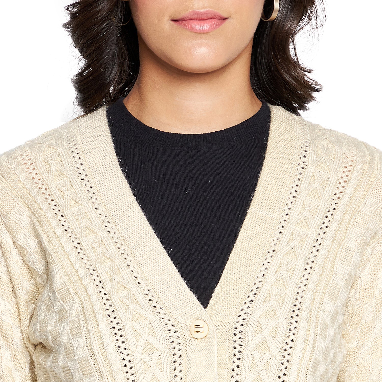 Duke Urban Women Full sleeve V Neck Cardigan (SDS1049)