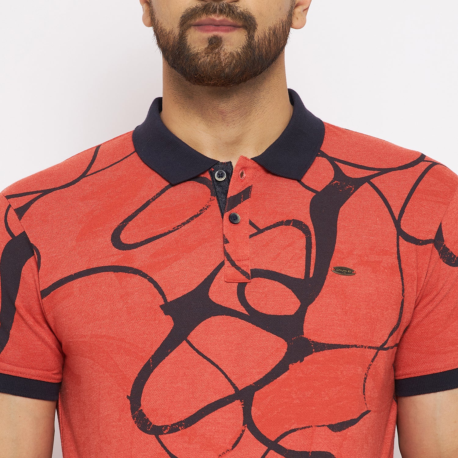 Duke Stardust Men Half Sleeve Cotton T-shirt (LF4950)