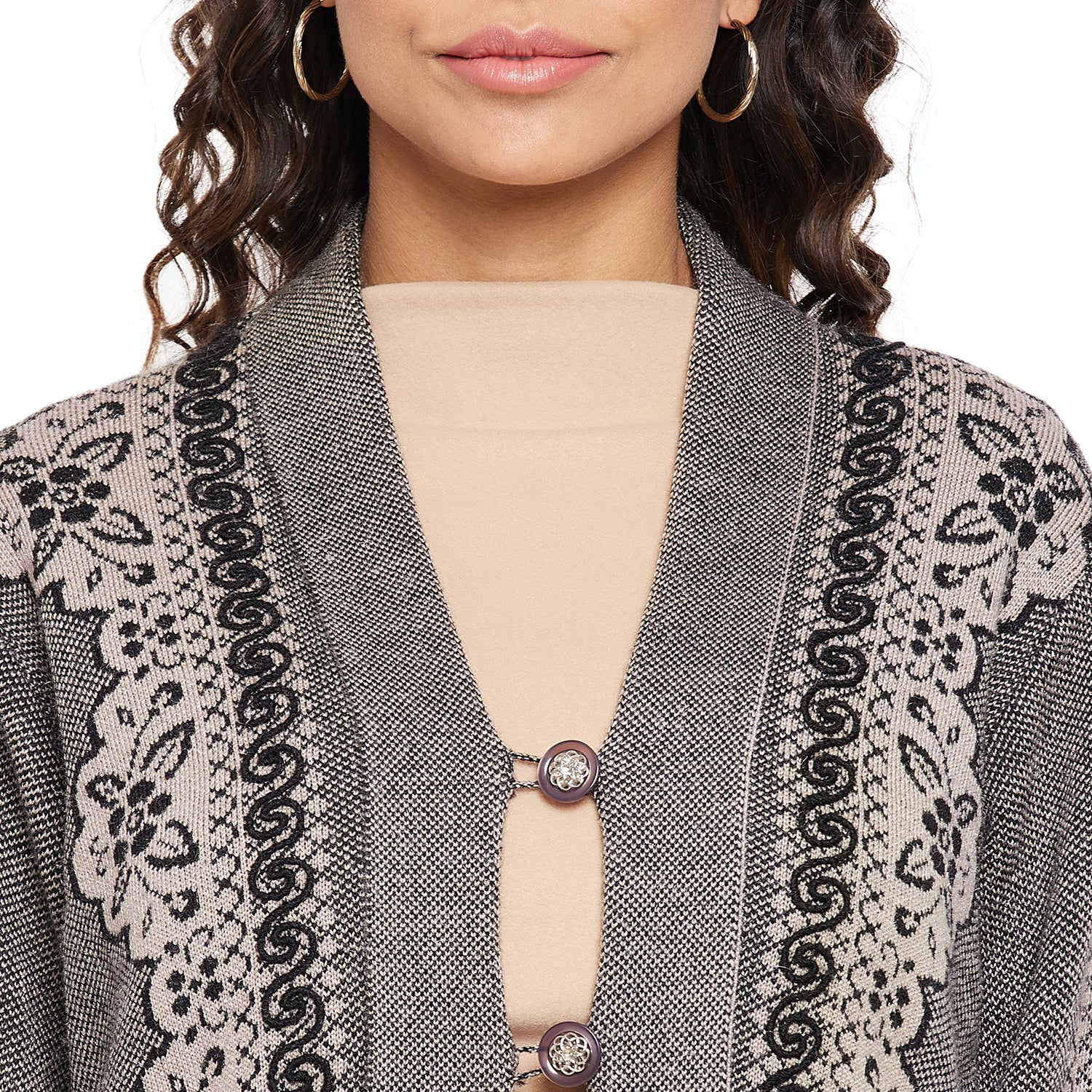 Duke Urban Women Full sleeve V Neck Cardigan (SDS1133)