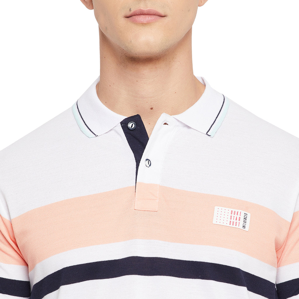 Duke Stardust Men Half Sleeve Cotton T-shirt (LF5304)