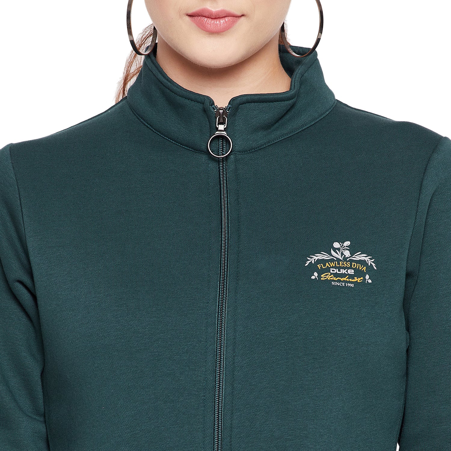 Duke Urban Women Full Sleeve Zipper Sweatshirt (LFX870)