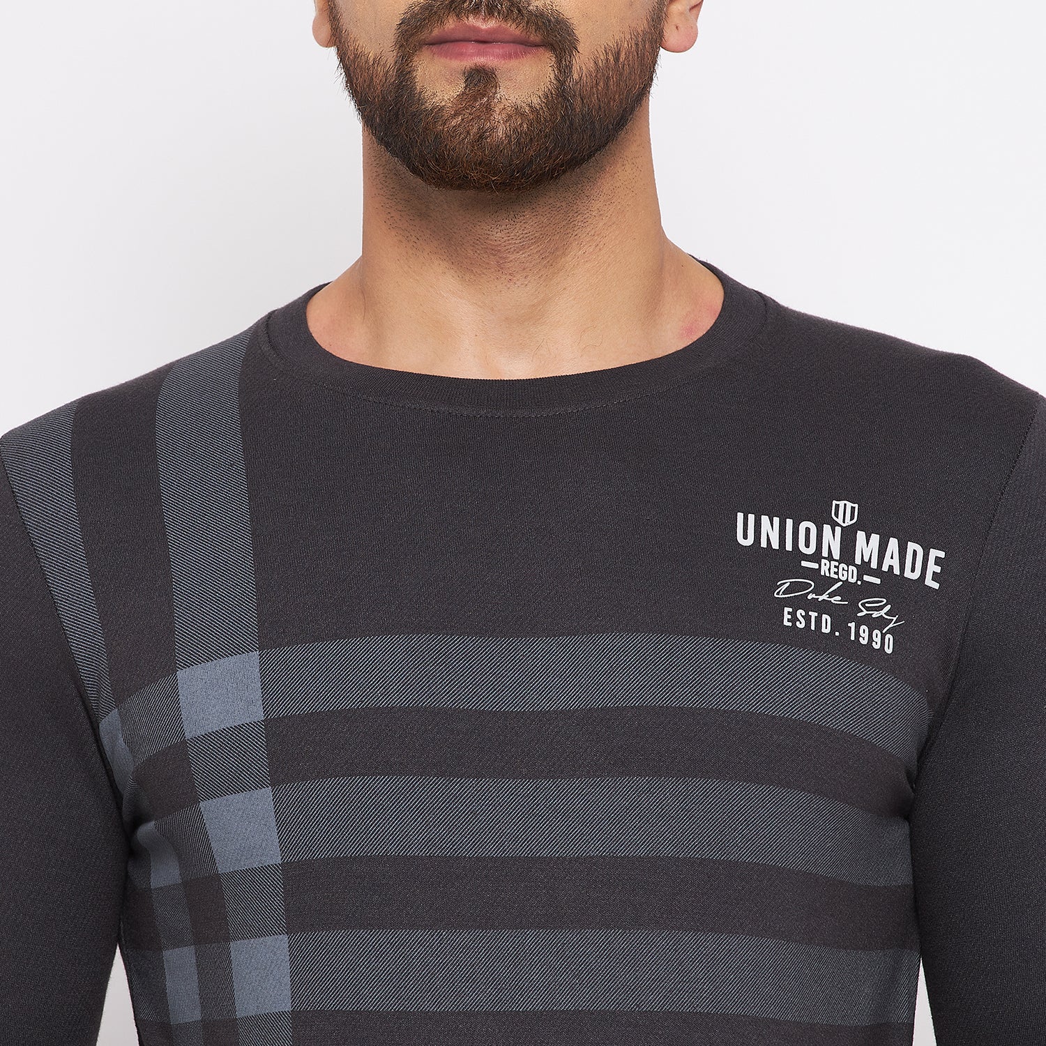 Duke Stardust Men Full Sleeve Cotton T-shirt (LF3976)