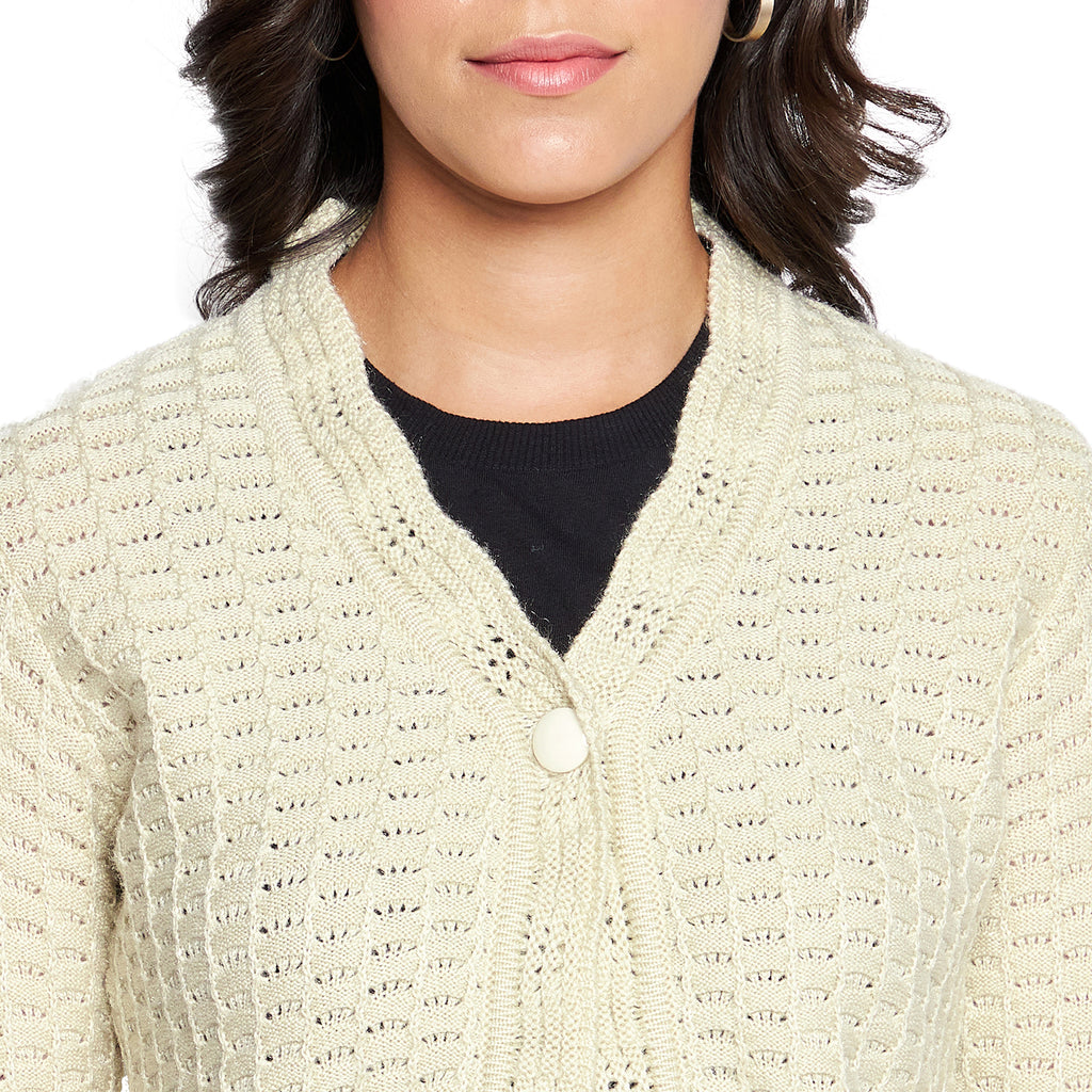 Duke Urban Women Full sleeve V Neck Cardigan (SDS1065)