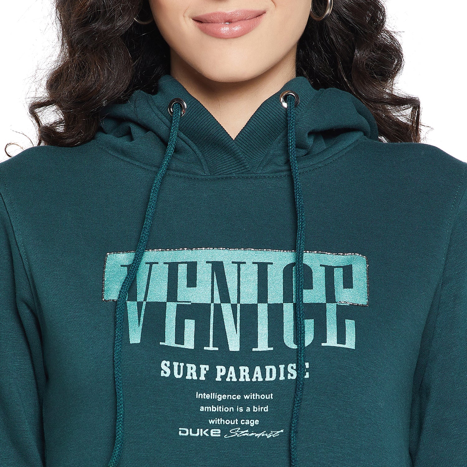 Duke Urban Women Full Sleeve Hooded Sweatshirt (LFX815)