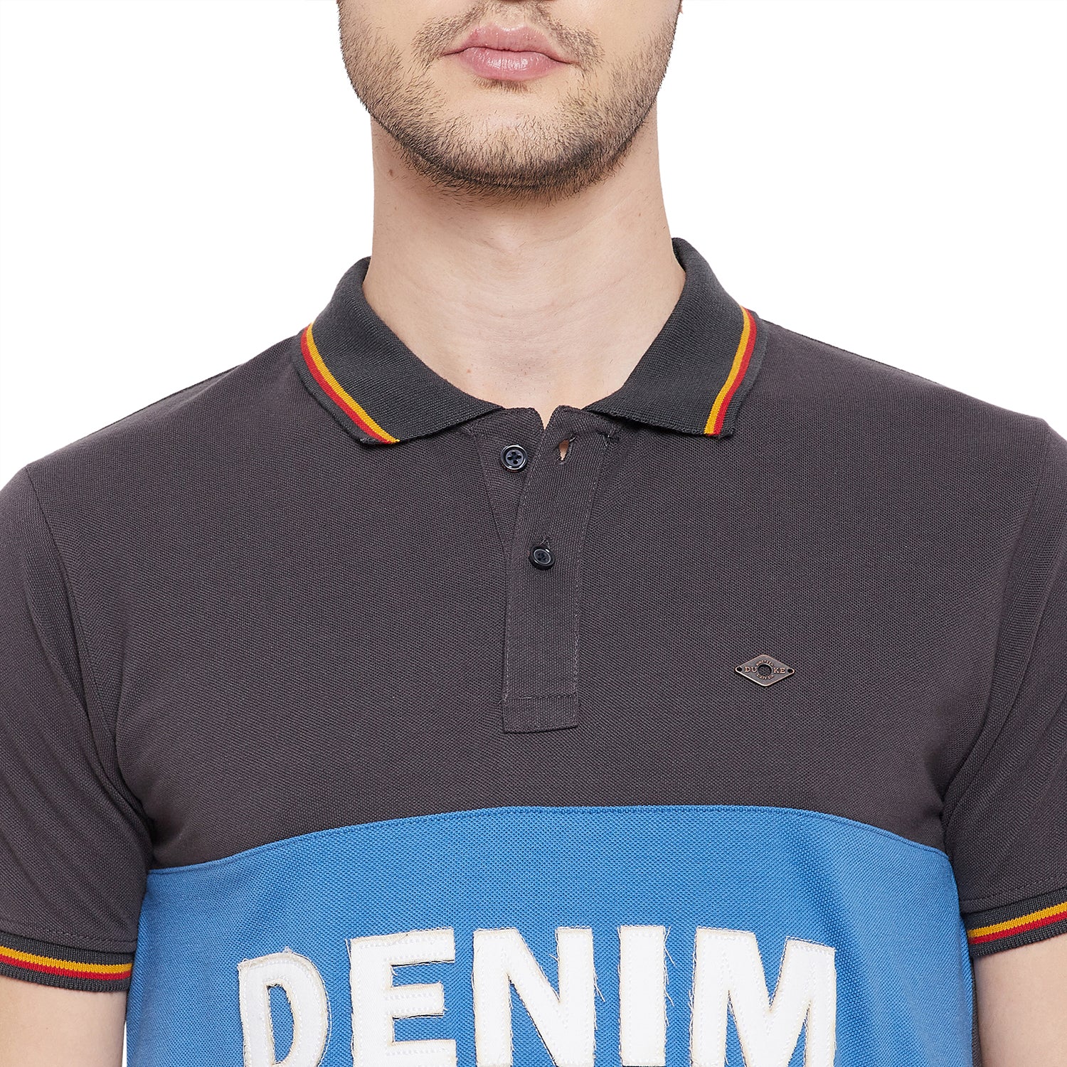 Duke Stardust Men Half Sleeve Cotton T-shirt (LQ3763)