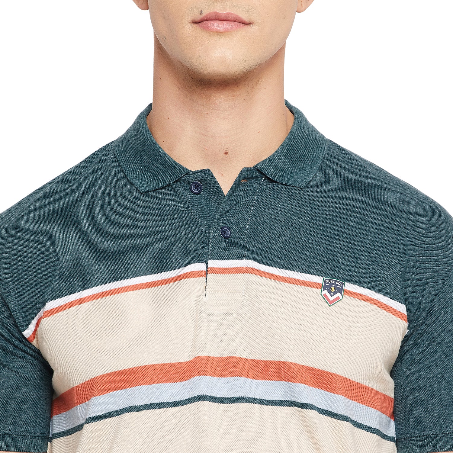 Duke Stardust Men Half Sleeve Cotton T-shirt (LF5393)