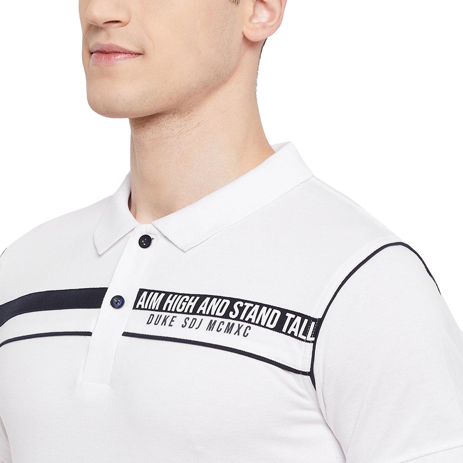 Duke Stardust Men Half Sleeve Cotton T-Shirt (LF5406)