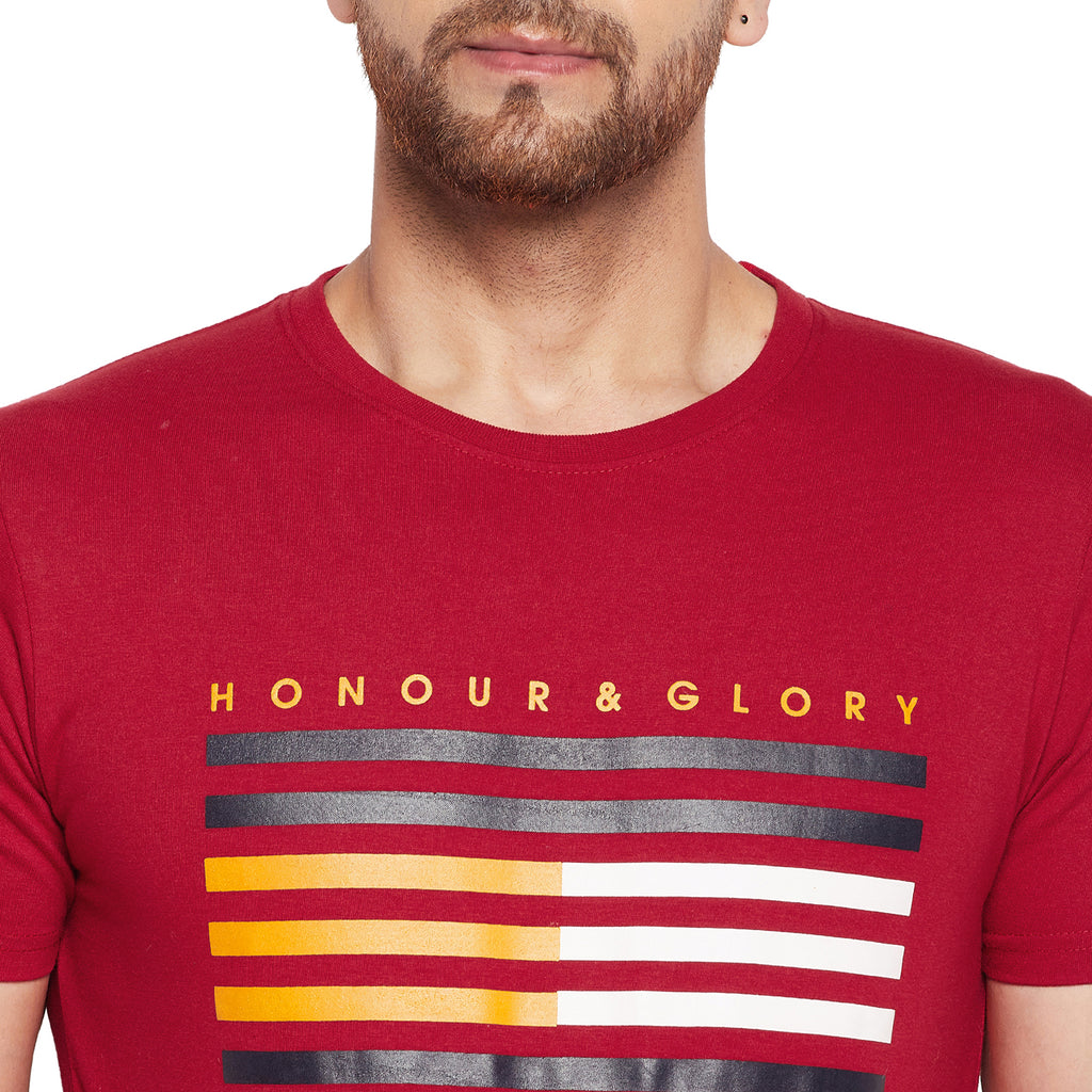 Duke Stardust Men Half Sleeve Cotton T-shirt (LF5432)