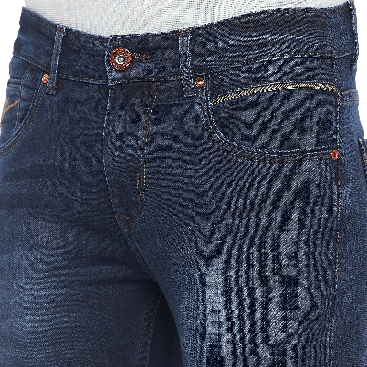 Duke Stardust Men Slim Fit Stretchable Jeans (SDD5112)
