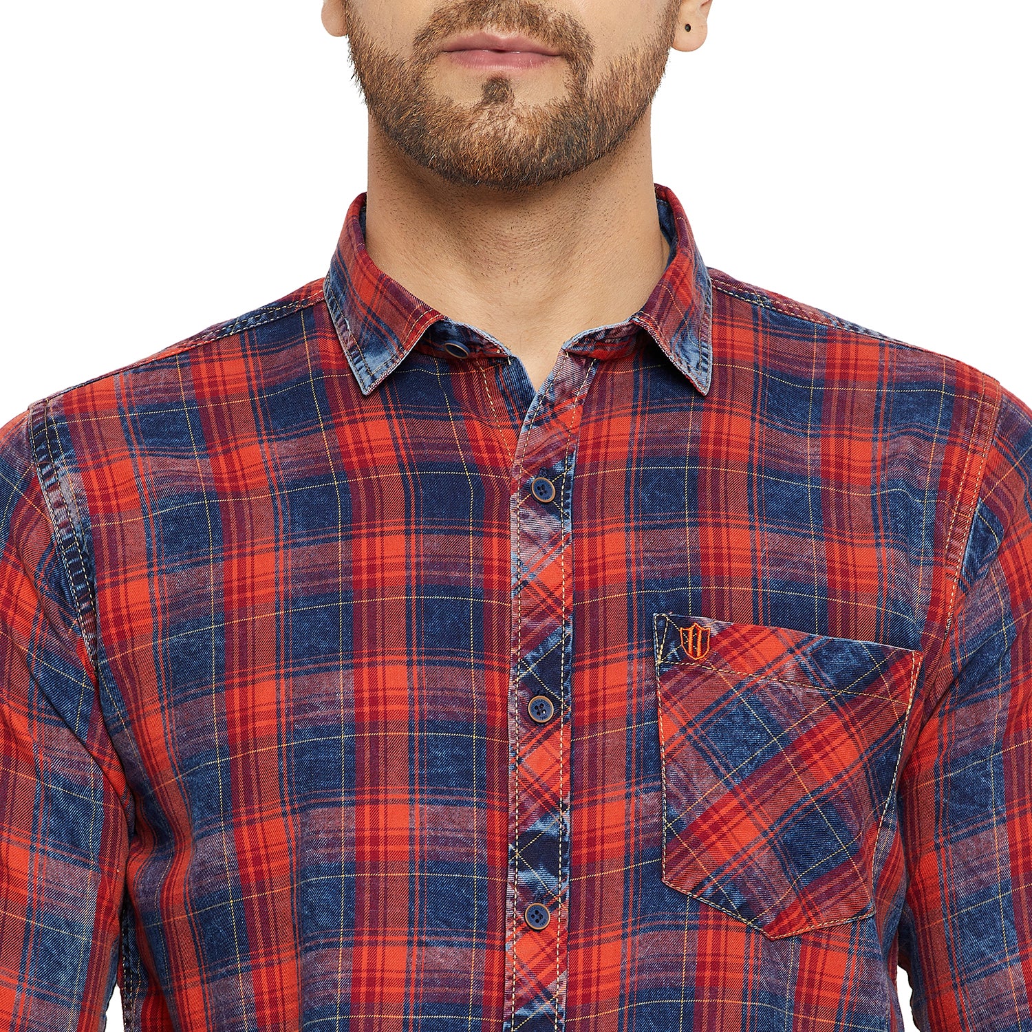 Duke Urban Men Slim Fit Solid Spread Collar Casual Shirt (SDO9CKID)