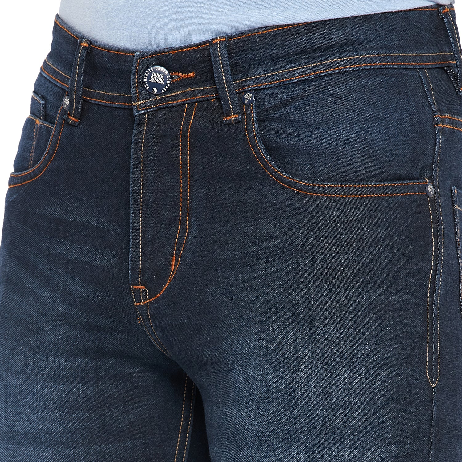 Duke Stardust Men Slim Fit Stretchable Jeans (SDD5349)