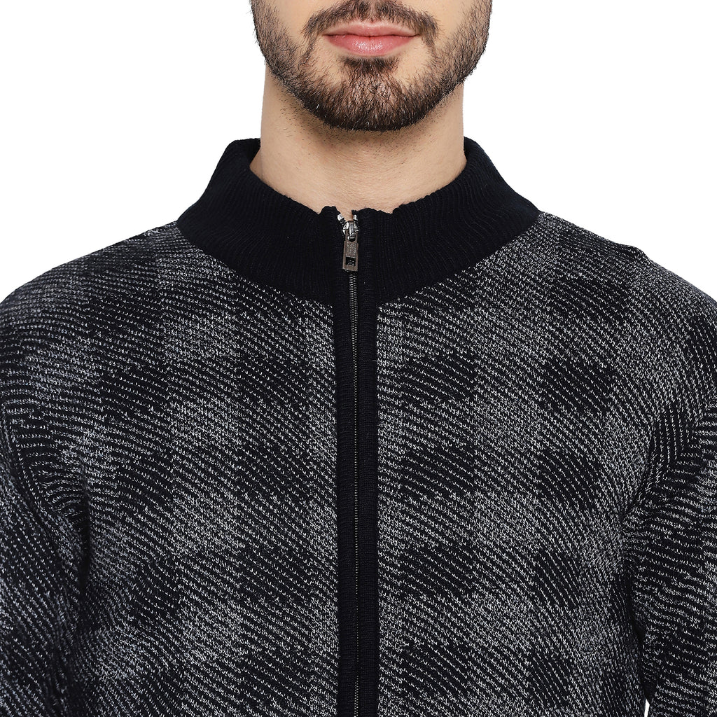 Duke Stardust Men Full Sleeve Zipper Sweater (SDS2086)