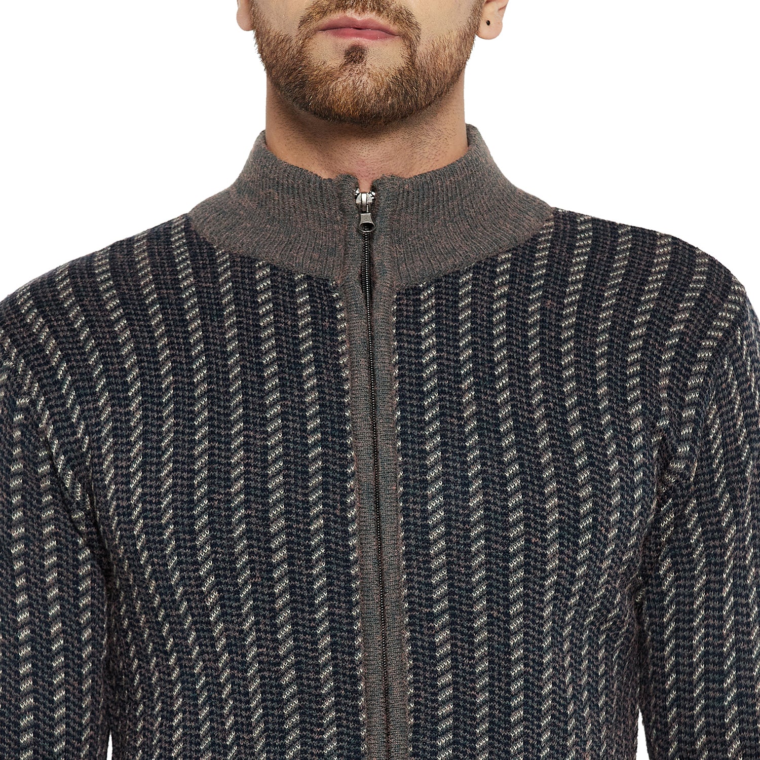 Duke Urban Men Full Sleeve Zipper Sweater (SDS2088)