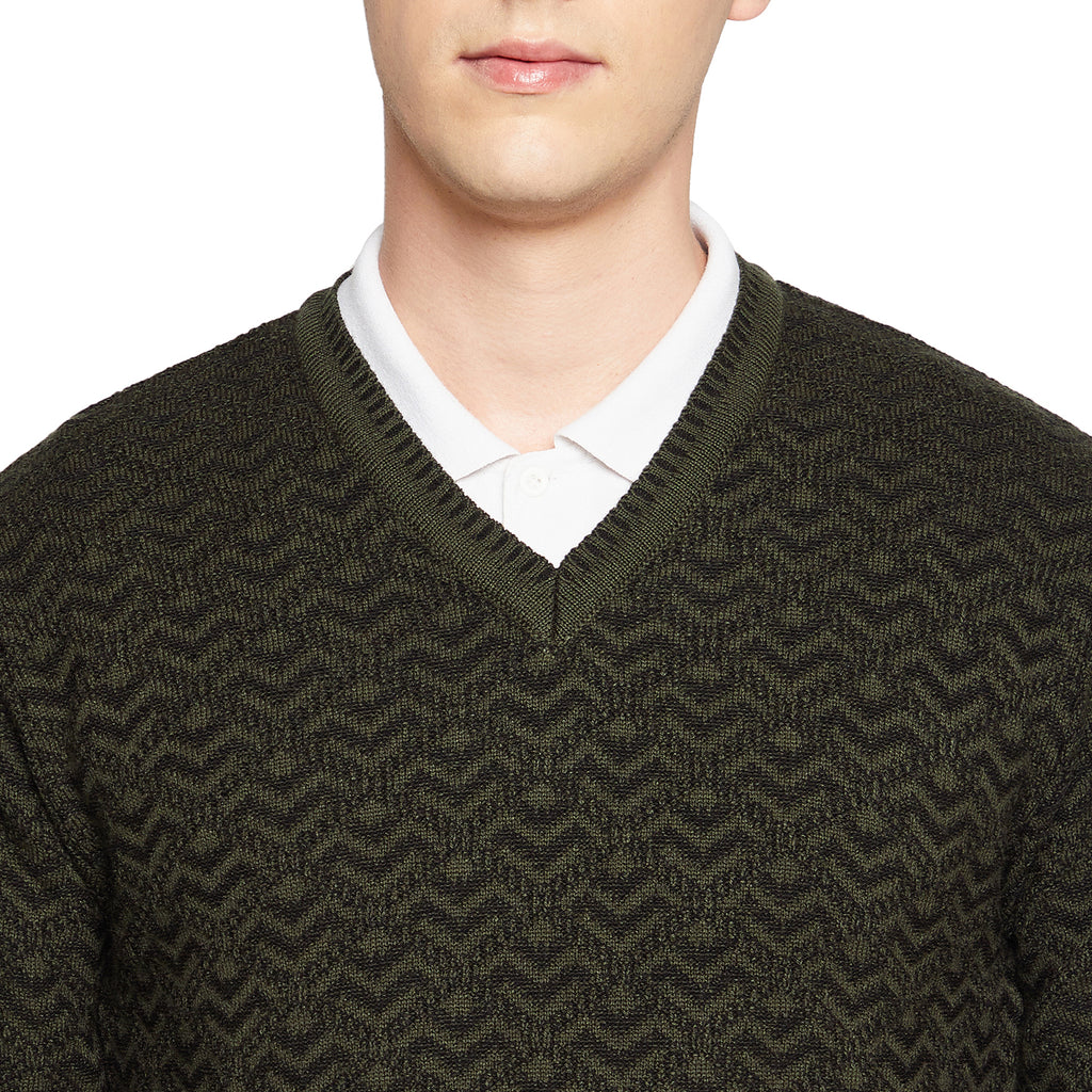 Duke Urban Men Full Sleeve V Neck Sweater (SDS2059)