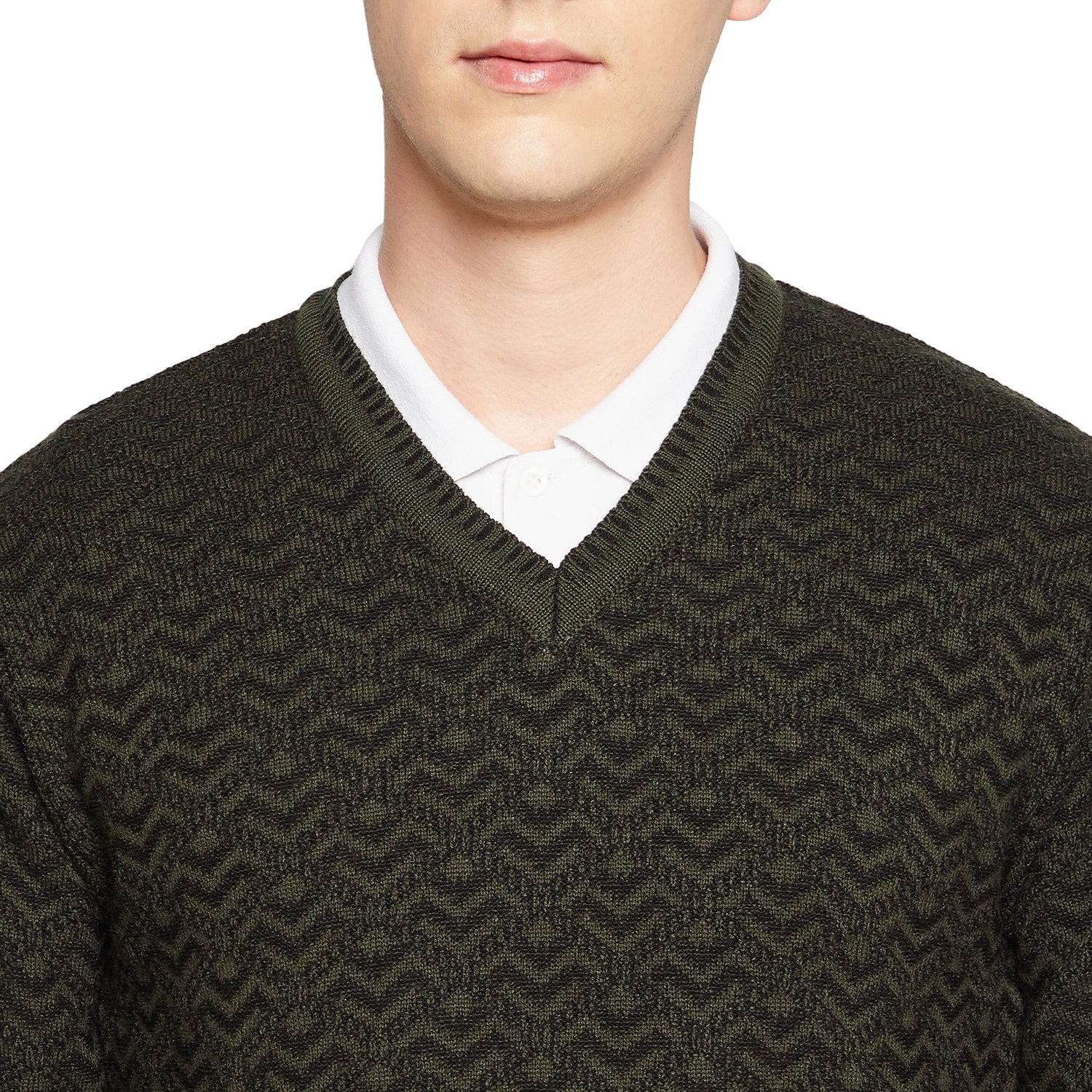 Duke Urban Men Full Sleeve V Neck Sweater (SDS2059)